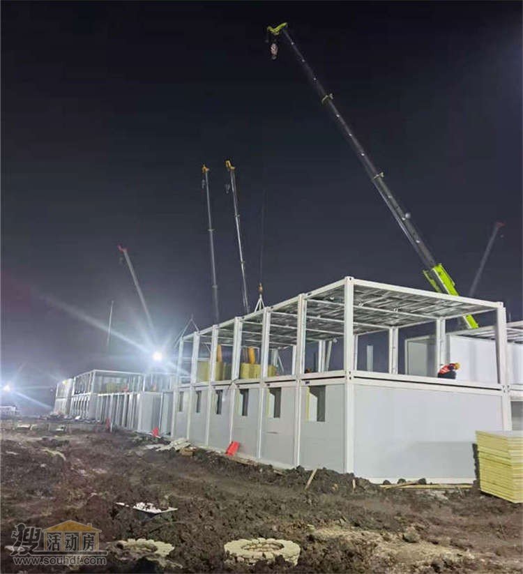 隔離病房醫院建設中