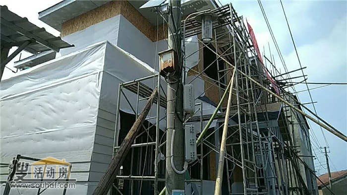 輕鋼結構建筑北京施工中